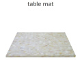 CCFN-MP Eco friendly Chinese Freshwater Shell Dinning Table Mat